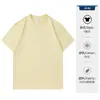 Camiseta de Algodón Puro de Marca de Moda Oversize Pesada de 250g Patrón Personalizado Uniforme de Clase Cuello Redondo Camisa Cultural Publicitaria Manga Corta Ropa de Trabajo
