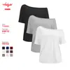 Ropa de verano nueva de comercio exterior europeo y americano Y2K para mujer Amazon tops de diseñador tops holgados de hombros descubiertos camisetas de hombros descubiertos