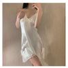 Pijamas mulheres sexy quarto privado renda borda nova beleza avançada alça de volta vestido de noite puro desejo verão pijamas finos