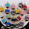 Nuevo sombrero de borla de taladro pegajoso de arcilla suave con aretes de borla colgante, pulsera, collar, sombrero terminal DIY acrílico UV