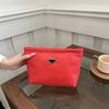 Bolso de Mujer 2025 Nueva Moda Primavera Estilo Occidental Bolso Portátil Casual Casual Color Sólido Bolso Clutch de Gran Capacidad para Mujer