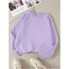 Roupas Femininas Transfronteiriças Europeias e Americanas Outono/Inverno 2026 Novo Moletom Listrado Solto para Mulheres Casual Simples Versátil Manga Longa