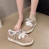 Zapatillas Deportivas Casuales Deportivas de Entrenamiento Amarillas de Nicho Coreano para Mujer 2025 Primavera Nuevas Versátiles de Suela Gruesa de Caña Baja