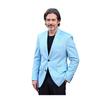 Blazer masculino formal de negócios, tamanho grande, com abotoamento simples, para comércio exterior transfronteiriço.