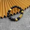 Pulsera de oro de arena de Vietnam imitación pixiu para hombre, pulsera de cuentas con proverbios de seis palabras, productos de bienestar en vivo, una generación de cabello