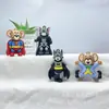 Llavero Colgante Creativo de Gato y Ratón de Postre con Coche Transfronterizo Jerry Mouse Tom Cat Muñeco Tridimensional de Goma Blanda