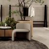Silla de ocio creativa de estilo nórdico, sofá pequeño de tela con forma de diseñador, sillón sencillo y moderno para tienda de ropa.