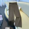 Jeans rectos estrechos estilo vintage de Hong Kong hechos a medida para mujer, nuevo modelo otoño 2026, extremadamente elegantes, de tiro alto, adelgazantes