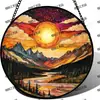Adornos Colgantes Decorativos de Vidrio de Color Transfronterizos, Decoraciones para Paredes y Ventanas, Captadores de Luz, Regalos para el Día de la Madre, Regalos de Cumpleaños