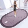 Colchoneta insonorizada para saltar la cuerda, colchoneta amortiguadora, colchoneta de yoga grande, colchoneta deportiva de interior gruesa, antideslizante, para fitness en casa, silenciosa