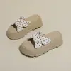 Sandalias de moda estilo hada 2026 de alta gama para mujer, pantuflas de suela gruesa para verano, adecuadas para combinar con faldas, estilo nuevo