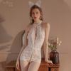 Lencería sexy europea y americana, mono sexy, uniforme de tentación, pijama de mujer, traje de encaje caliente 0037