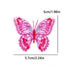 Pegatinas de Tela Bordadas de Mariposa de Dibujos Animados de Venta Caliente Pegatinas de Parche para Sombrero Accesorios de Ropa Animales Coloridos para Niños Ropa DIY en Stock