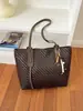 Bolsa Tote Grande de Textura Trançada Feminina 2026 Nova Bolsa de Ombro Casual Bolsa de Mão Bolsa de Axila com Textura de Alta Qualidade