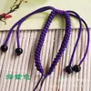 Joias tecidas à mão diy pulseira de ouro semiacabada pulseira Nó de Diamante corda masculina e feminina ano de nascimento corda vermelha casal