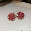 Remate Especial~Aretes Cuadrados Colgantes con Diamantes Incrustados de Aguja de Plata Lujo Accesible Versátiles de Gama Alta Pendientes Sencillos de Nicho