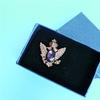 Corrente de Colar Broche de Desenho Animado Coroa Âncora Dourado Prateado Pingente Acessórios para Bolsa Alfinete de Casal Original e Requintado