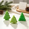 Moldes de silicona para velas de Navidad, moldes para velas perfumadas de árbol de Navidad DIY, reno, hombre de jengibre y copo de nieve, al por mayor