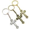 Llavero con colgante de cruz simple con joyería explosiva de Amazon Xiyin Temu AliExpress