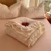 Juego de Verano de Colcha de Encaje 100% Algodón Grado A Materno e Infantil de Cuatro Piezas, Colcha Lavable para Aire Acondicionado de Verano, Colcha de Algodón Lavado al por Mayor