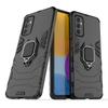Aplicável ao Samsung M52 anel Iron Man caso de telefone Samsung M52 Black Panther suporte de telefone resistente a gotas