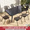 Mesas e Cadeiras de Exterior, Conjunto de Mesa e Cadeiras de Exterior para Varanda, Mesas e Cadeiras Modernas de Ferro Forjado para Jardim Pequeno, Mesinha de Café, Mesas e Cadeiras para Pátio Exterior