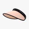 Visera de Verano para Mujer, Ocio al Aire Libre Viajes, Ala Ancha Grande, Protección UV, Cubre Rostro, Transpirable, Versátil Sombrero de Sol de Ala Ancha