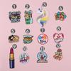 Bordado Yi bordado tela pegatinas bordado de computadora sello accesorios insignia unicornio labial decoración de ropa parches pegatinas