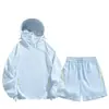 Nueva chaqueta de piel de verano para exteriores para hombres y mujeres, conjunto de dos piezas, ligera y transpirable, ropa con protección solar UPF50, conjunto de pareja
