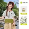 [Exterior] Ropa Infantil Dudu Conjunto de Verano de Manga Corta para Niños Camiseta Rayada para Niños Nuevo Estilo Verano 2026 Top para Niñas