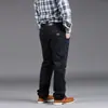 Pantalones casuales para hombre de talla grande, muy elásticos, pantalones largos para hombres corpulentos, elásticos, adecuados para primavera y otoño, talla 42, de cintura alta, talla extragrande