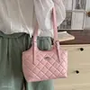 Bolsa Casual de Ombro Único para Usar no Dia a Dia, Estilo Coreano Versátil, Novo Padrão Matelassê para o Trabalho, Bolsa Feminina 2026, Super Popular, Grande Capacidade