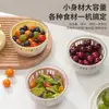 Deshidratador Multifuncional para Uso en Cocina Doméstica, Cesta para Lavar Frutas y Verduras, Secador Manual Giratorio, Centrifugadora para Eliminar Agua