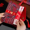 Envelopes vermelhos de casamento 2026 novo modelo bolsas de envelope vermelho para noivado e casamento, envelopes de tecido de alta qualidade de tamanho grande para presentes em dinheiro