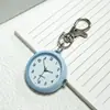 Reloj de Bolsillo Portátil Lindo y Compacto con Manecillas Silenciosas, Adecuado para Exámenes, Estudiantes, Exámenes de Admisión Universitaria, Mini Llavero Reloj de Enfermera