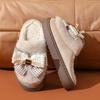 Zapatos de casa gruesos y cálidos para parejas, felpa de alta calidad, lana, algodón, pantuflas de algodón para otoño e invierno, venta al por mayor