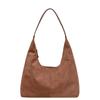 Bolso de mano de gran capacidad con diseño texturizado, novedad de otoño de 2024, bolso de hombro tipo cubo con diseño esmerilado, bolso de hombro de diseño especial.