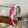 Novos Presilhas de Cabelo Infantis com Laços de Coração Listrados em Tecido, Elásticos de Cabelo, Tiara, Scrunchies, Faixas de Cabeça, Elásticos