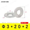 Arandelas Planas de Acero Inoxidable 304 M1.6~M7 Estándar Alemán Din125 Venta Directa de Fábrica en Stock Arandelas Planas Antióxido