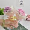Ramo de Flores de Jabón Regalo del Día de San Valentín Flor Eterna Creativa Cumpleaños Mini Amapola Flor Artificial Mini Hortensia