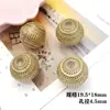 Acrílico Transparente Chapado en Oro Múltiples Estilos Colección DIY Pulsera de Abalorios Hecha a Mano Materiales Ropa Zapatos Accesorios Cuentas Sueltas