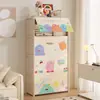 Almacenamiento a Prueba de Polvo Armario Sencillo Dormitorio Dibujos Animados Hogar Gabinete de Almacenamiento Vertical Multicapa Almacenamiento de Gran Capacidad Zapatero Sencillo