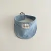 Chapéu de Bebê Coreano Yipan Verão Novo Estilo ins Chapéu de Sol para Bebê Chapéu Aberto no Topo Chapéu de Sol Chapéu de Sol Infantil