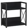 Estante de Almacenamiento Estante para Especias Estante para Condimentos de Cocina Combinación Hierro-Madera Estante de Almacenamiento para Baño Estante de Almacenamiento Combinación Hierro-Madera