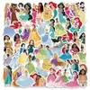 50 Adesivos Mistos de Grafite da Disney, Decoração Personalizada, Maleta de Guitarra, DIY à Prova d'Água, Autorização Genuína