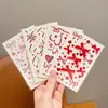 Joias de Rosto com Laço Roxo Maquiagem de Suporte para Shows Adesivos Faciais Decoração de Maquiagem para Olhos em Festivais de Música Personalização