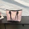 Bolsa de Ombro Único para Axila Casual e Bonita 2025 Nova de Verão Bolsa Tote de Grande Capacidade Bolsa de Mão para Estudante Aula Deslocamento