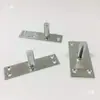 Mola de piso de porta de vidro, extensão do eixo superior, peça de hardware, acessórios de fixação de eixo fixo simples de aço inoxidável
