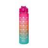 Vaso de agua de gran capacidad unisex vaso con boquilla botella de agua para exteriores botella de agua deportiva vaso de plástico resistente a altas temperaturas juego de tres piezas