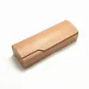 No. 15 Cajas de gafas rectangulares con tapa de espejo imitación madera anti-presión para uso comercial, lentes planas, venta al por mayor directa de fábrica